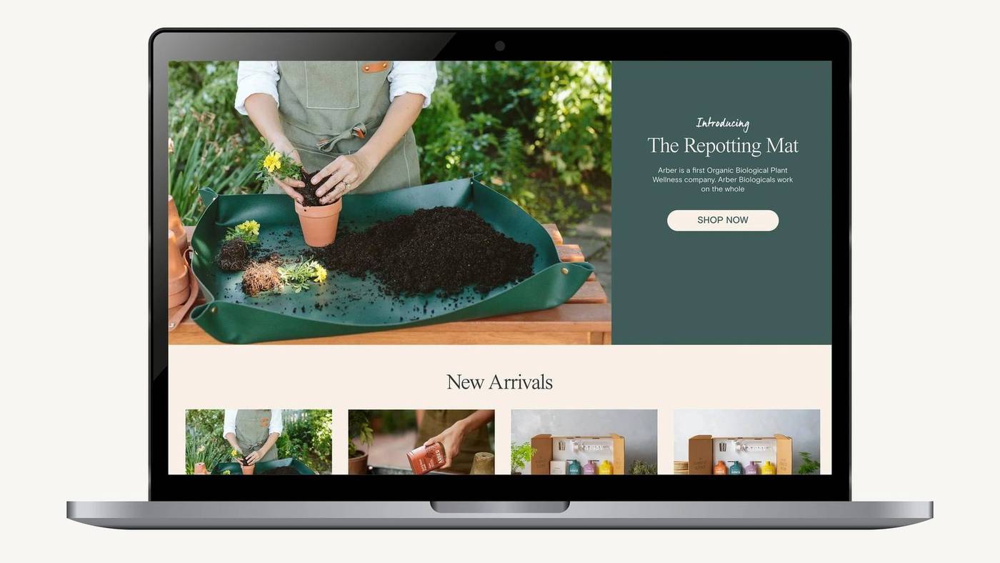Arber Website — hero