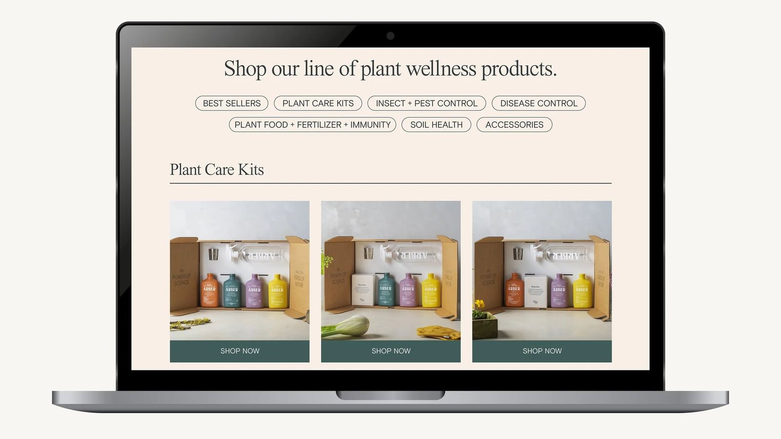 Arber Website — image